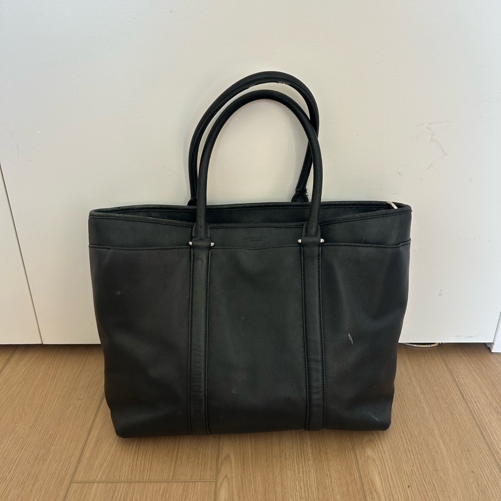 Coach Perry Black Leather Tote Bag – F54758 (B1721-F54758)